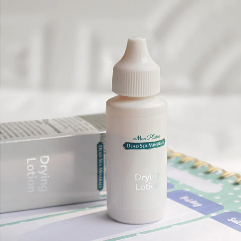 Loción secante para el acné