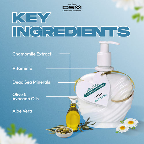Body Lotion with Dead Sea minerals, Olive Oil and Avocado Oil hover image