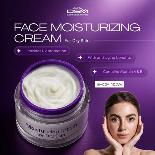 Crema hidratante facial para piel seca