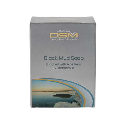 Black Mud Soap with Dead Sea Mud, Aloe Vera & Chamomile hover image