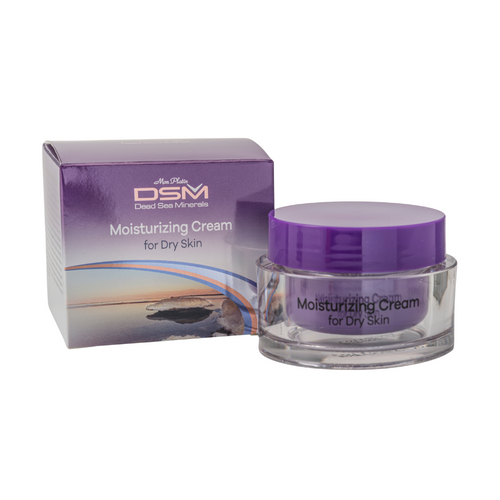 Face Moisturizing Cream for Dry Skin with Dead Sea Minerals, Vitamins A & E & UV Filters